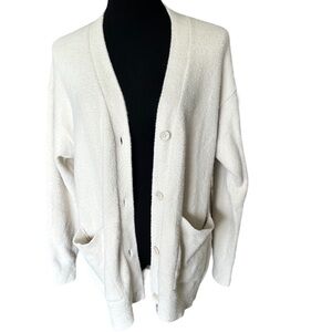 Aritzia Wilfred Free | Nylon | Cream Cardigan | Small
